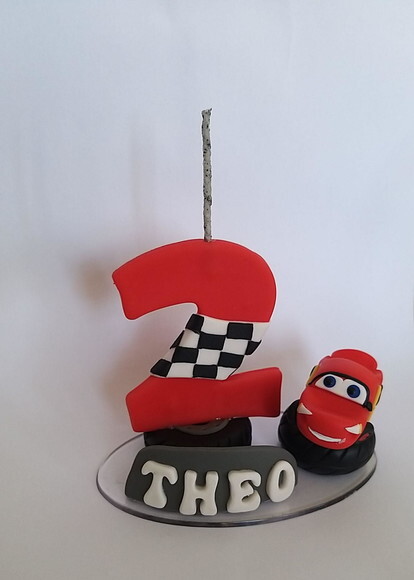 Topo Vela de aniversário Carros