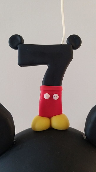 Vela de Aniversário Mickey Biscuit