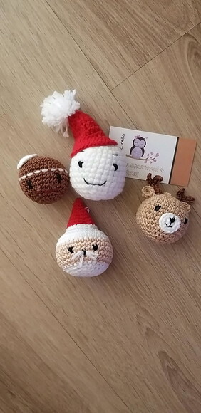 10 Enfeites de Natal Bolinhas Diversas