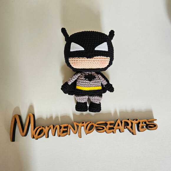 Amigurumi Funko Batman Boneco