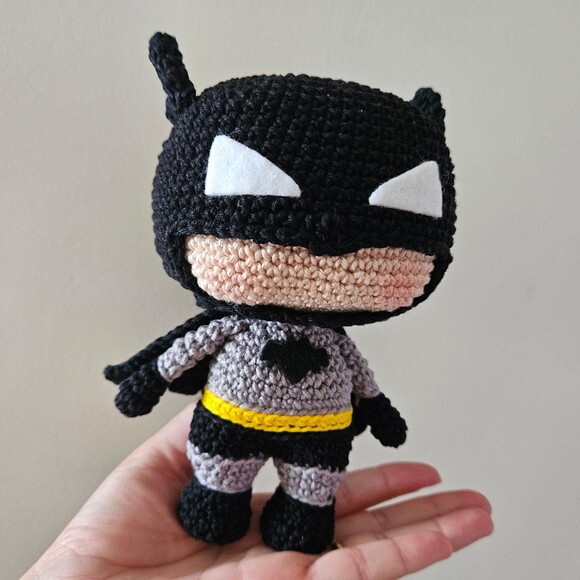 Amigurumi Funko Batman Boneco
