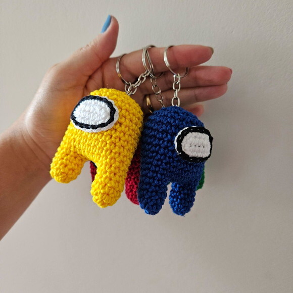 Among Us Amigurumi Bonequinho Lembrancinhas