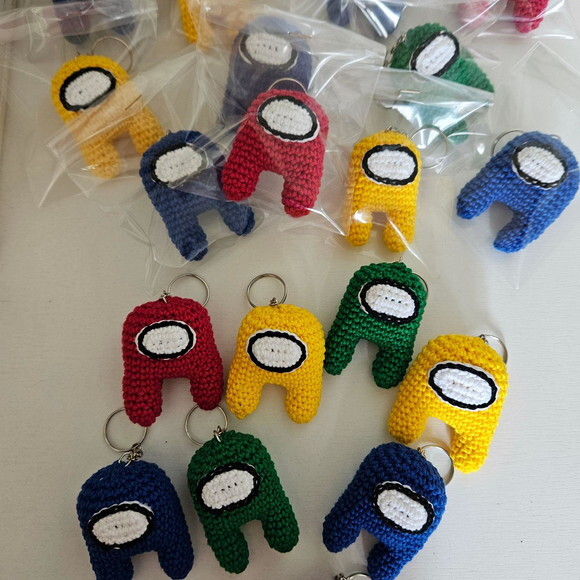 Among Us Amigurumi Bonequinho Lembrancinhas