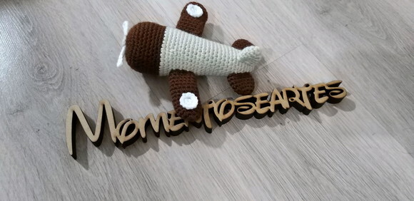 Avião de Crochê amigurumi