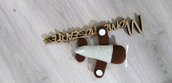 Avião de Crochê amigurumi