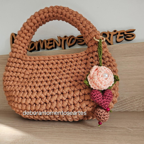 Bolsa de Crochê - Mão MINI BAG