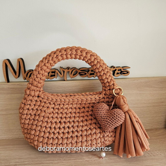 Bolsa de Crochê - Mão
