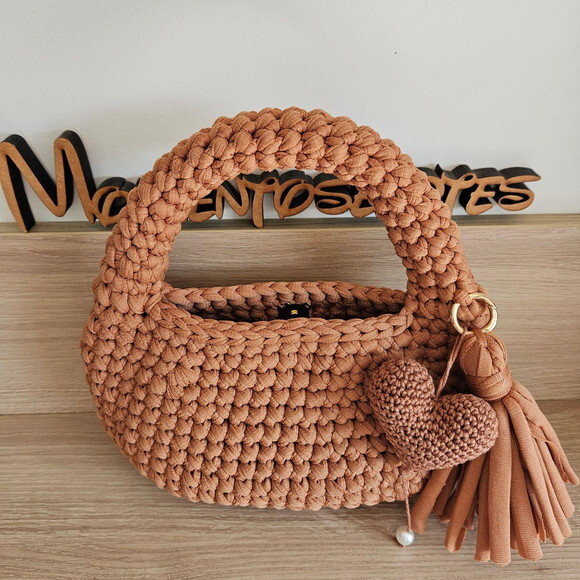 Bolsa de Crochê - Mão