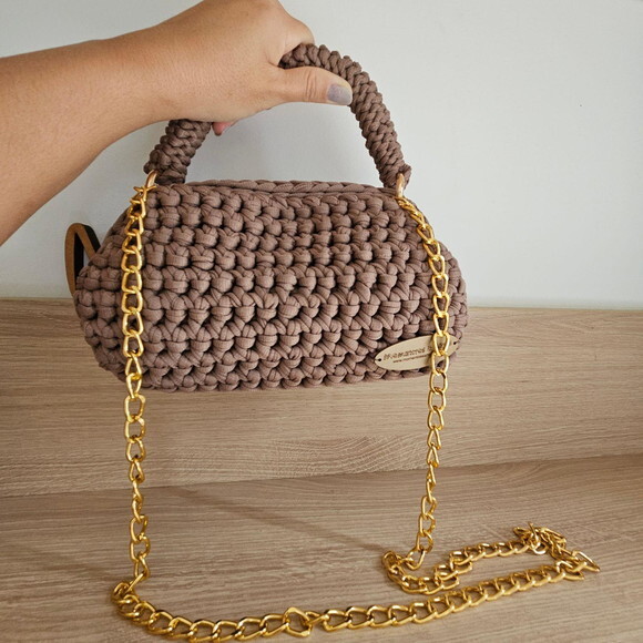 Bolsa de Crochê Clucht Transversal/mao