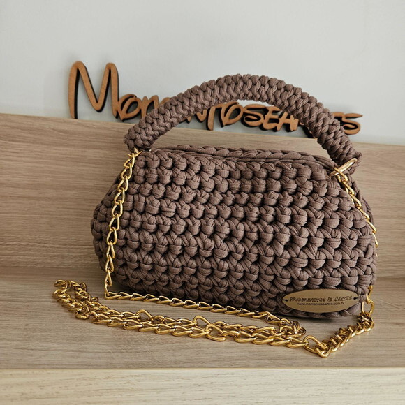 Bolsa de Crochê Clucht Transversal/mao