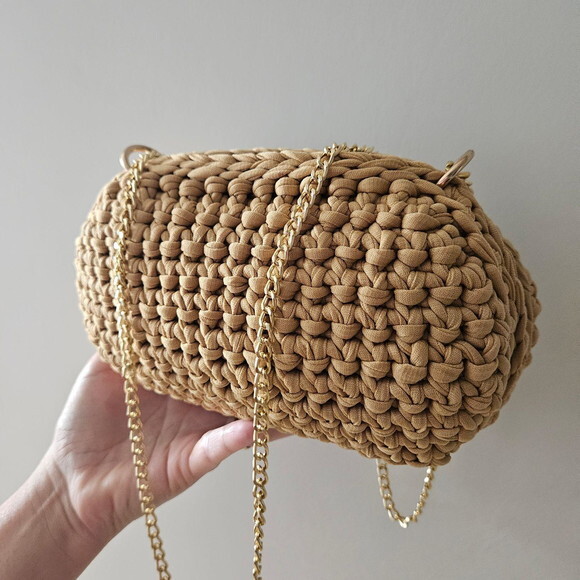Bolsa de Crochê Clucht Transversal/mao