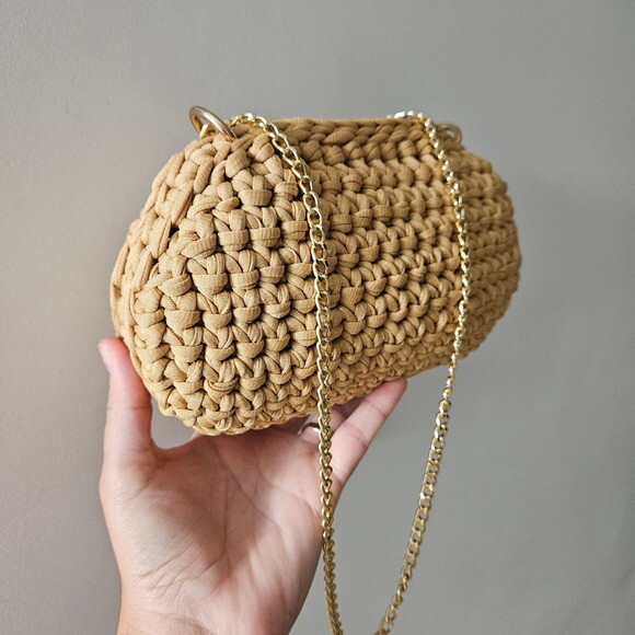 Bolsa de Crochê Clucht Transversal/mao