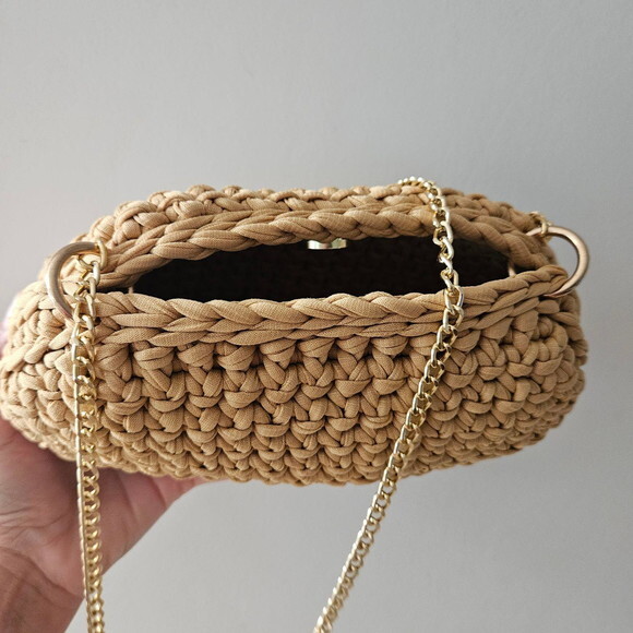 Bolsa de Crochê Clucht Transversal/mao