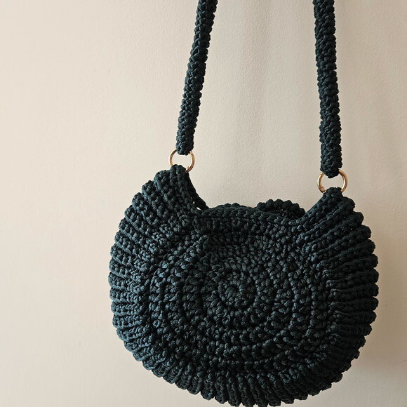 Bolsa de Crochê Flower Moderna