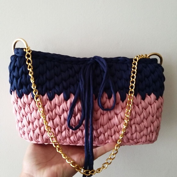 Bolsa de Crochê Ombro