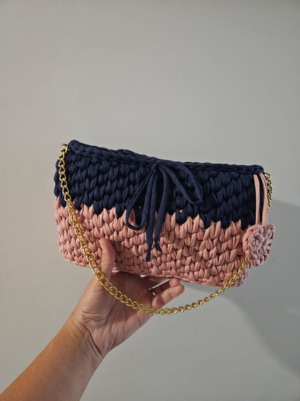 Bolsa de Crochê Ombro