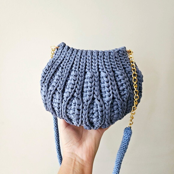 Bolsa de Crochê- Alça Transversal
