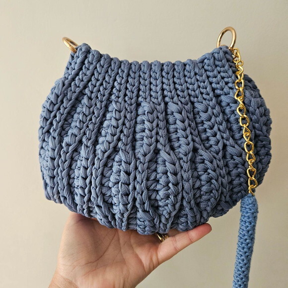 Bolsa de Crochê- Alça Transversal