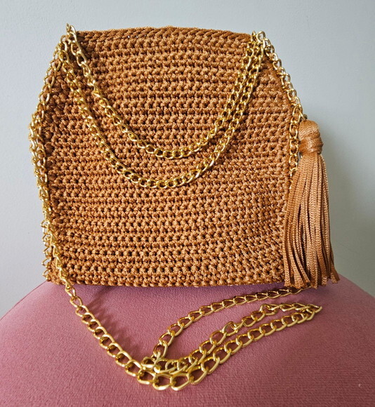 Bolsa de Crochê Tote Luxo
