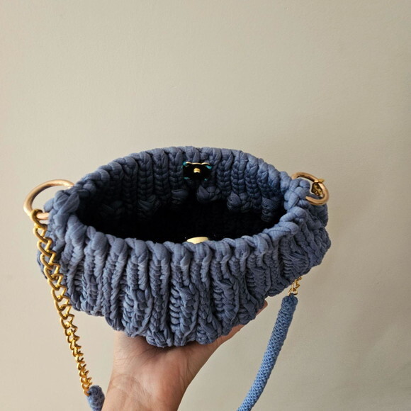 Bolsa de Crochê- Alça Transversal