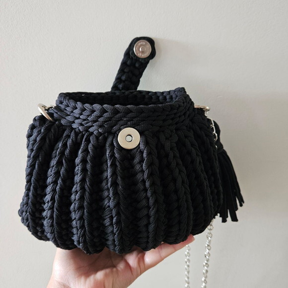 Bolsa de Crochê- Alça Transversal