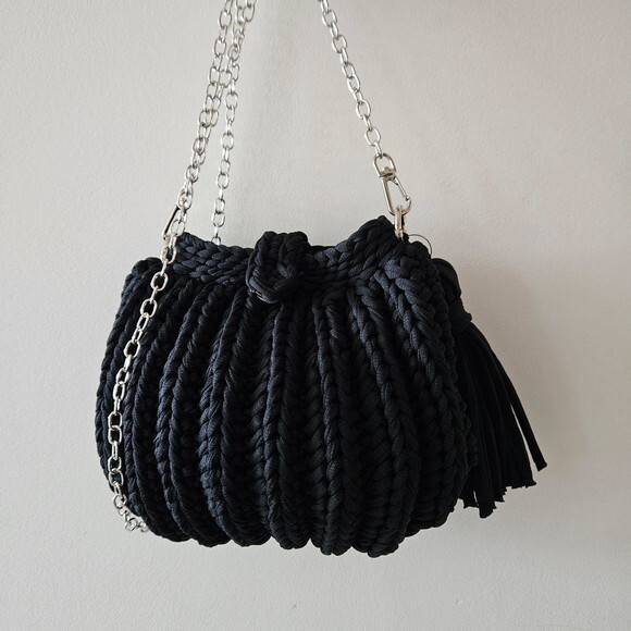 Bolsa de Crochê- Alça Transversal