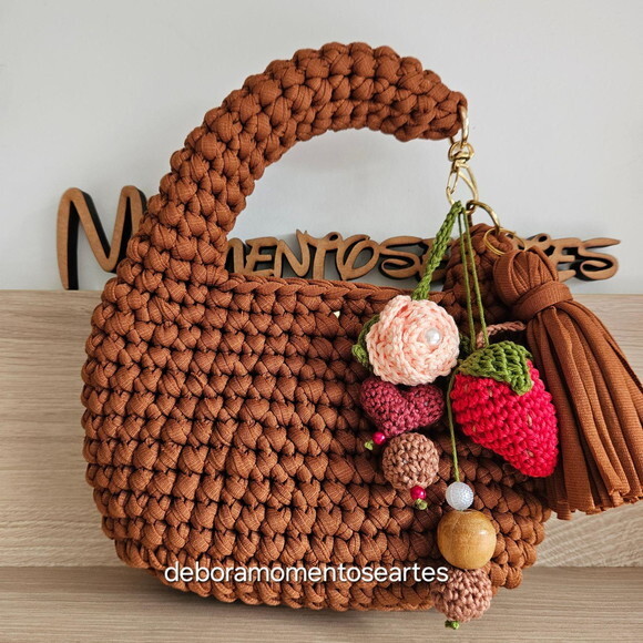 Bolsas de Crochê - Mini Bag Mão