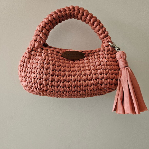 Bolsas de Crochê Oval - Mão