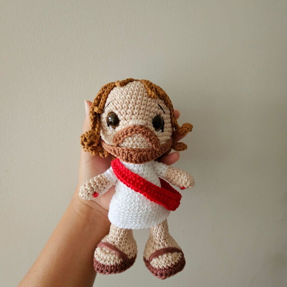 Boneco Jesus Cristo Meu Amigurumi