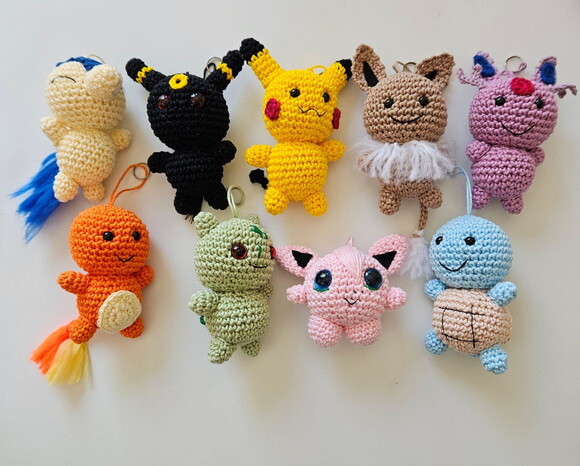 Bonequinho Pokemon Lembrancinhas Amigurumi