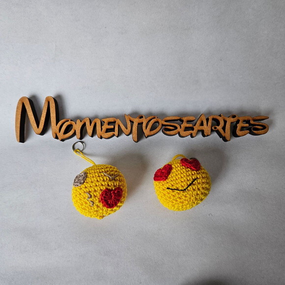 Chaveirinho Emojis Whats Amigurumi Lembrancinha