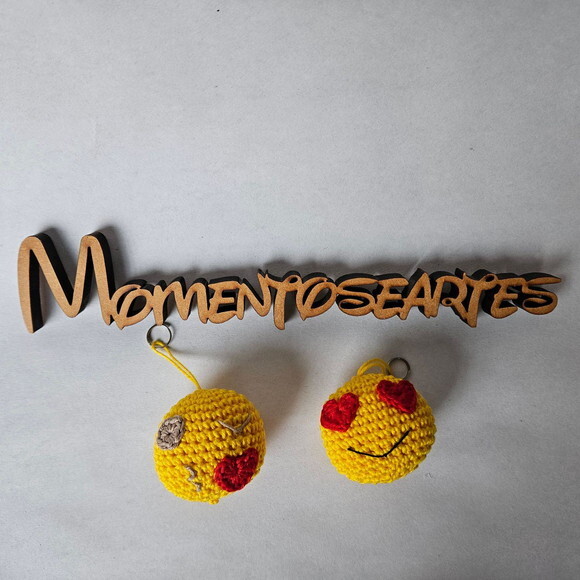 Chaveirinho Emojis Whats Amigurumi Lembrancinha