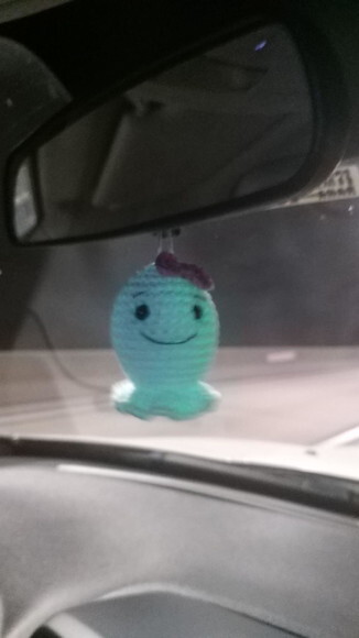 Fantasminha Amigurumi Brilha no Escuro