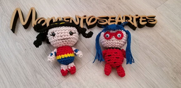Heróis amigurumi bonequinho lembrancinhas