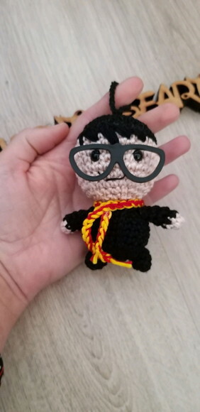 Harry porter amigurumi bonequinho lembrancinhas