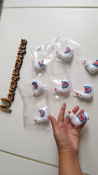 Ilhama Pingente Amigurumi Lembrancinha
