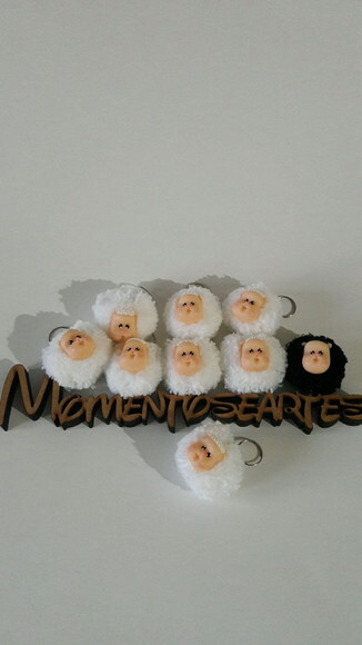 KIT 10 lembrancinhas ovelhas chaveirinhos GANHE BRINDE