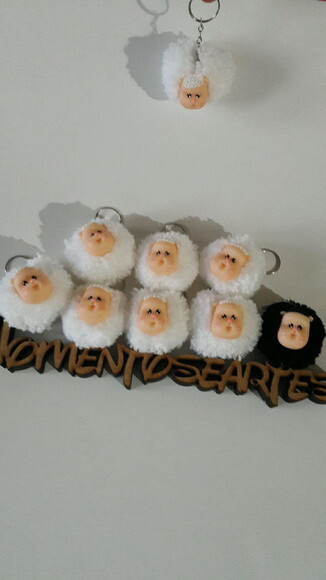 KIT 10 lembrancinhas ovelhas chaveirinhos GANHE BRINDE