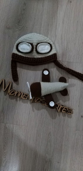 Kit de crochê infantil Touca e amigurumi