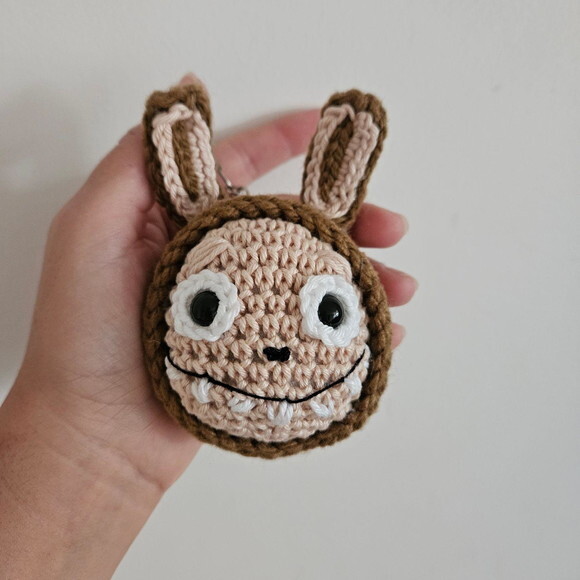 Labubu Amigurumi Chaveiro