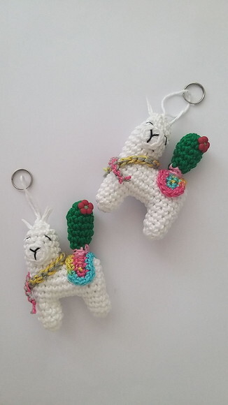 Lembrancinha amigurumi ilhama chaveirinhos