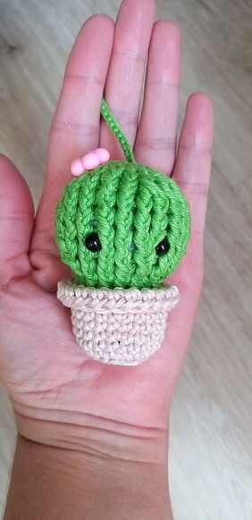Lembrancinha Cacto no Vasinho Amigurumi Crochê
