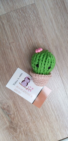 Lembrancinha Cacto no Vasinho Amigurumi Crochê