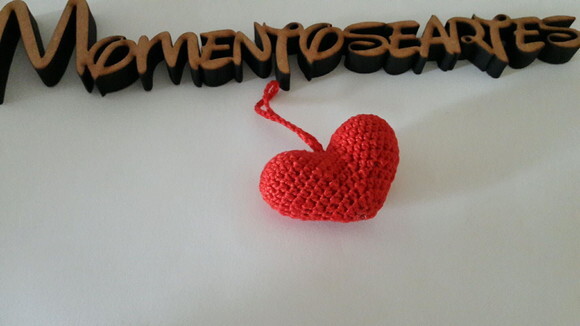 Lembrancinha Casamento Coração Amigurumi