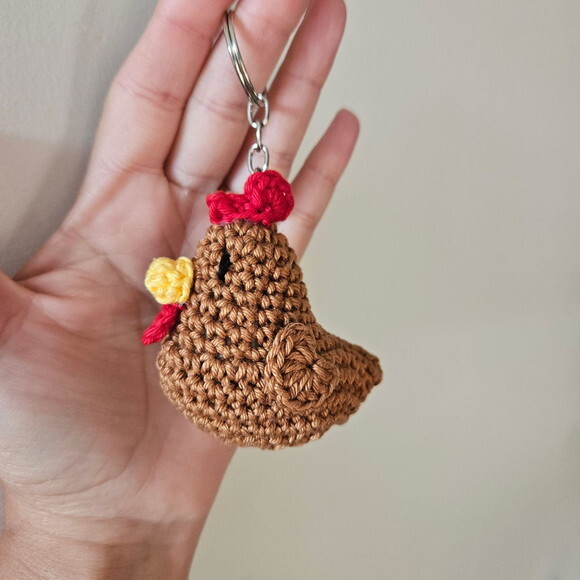 Lembrancinha Galinha de Crochê