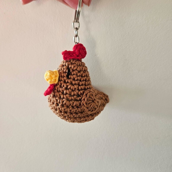 Lembrancinha Galinha de Crochê
