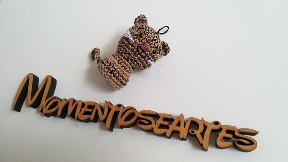 Lembrancinha gatinho amigurumi chaveiro