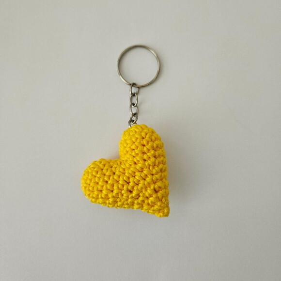 Lembrancinha Mini Coraçãozinho Amigurumi