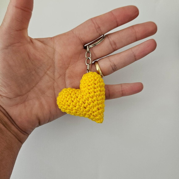 Lembrancinha Mini Coraçãozinho Amigurumi