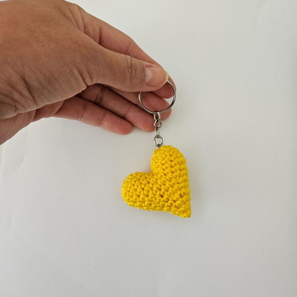 Lembrancinha Mini Coraçãozinho Amigurumi